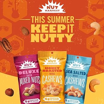 Nut Harvest, Flamin Hot Peanuts, 1.6 Ounce Bags Pack of 36