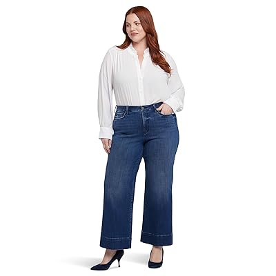 NYDJ Plus Size Teresa Wide Leg Women