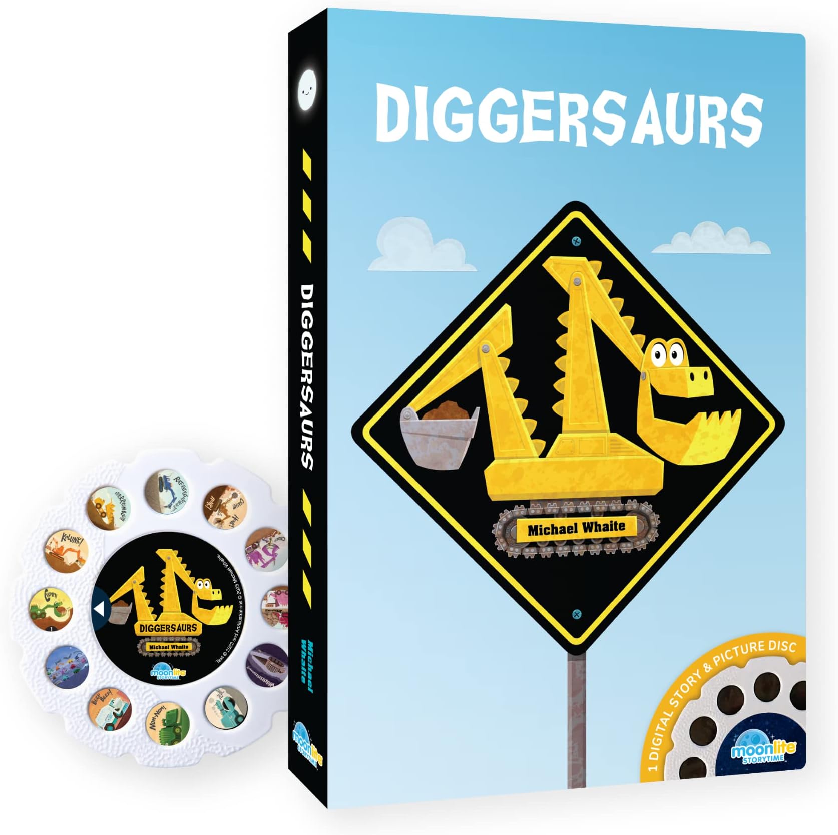 - Storytime Single Story - Diggersaurs - Vibrant Storybook Art Projections with Playful Sound Effects & Background Music for Children (Projector Sold Separately)