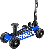 Vista 14 de Powerbuilt Gato de garaje de triple elevación de 3000 libras, vehículo resistente, camión, automóvil, motocicleta, elevación de transmisión