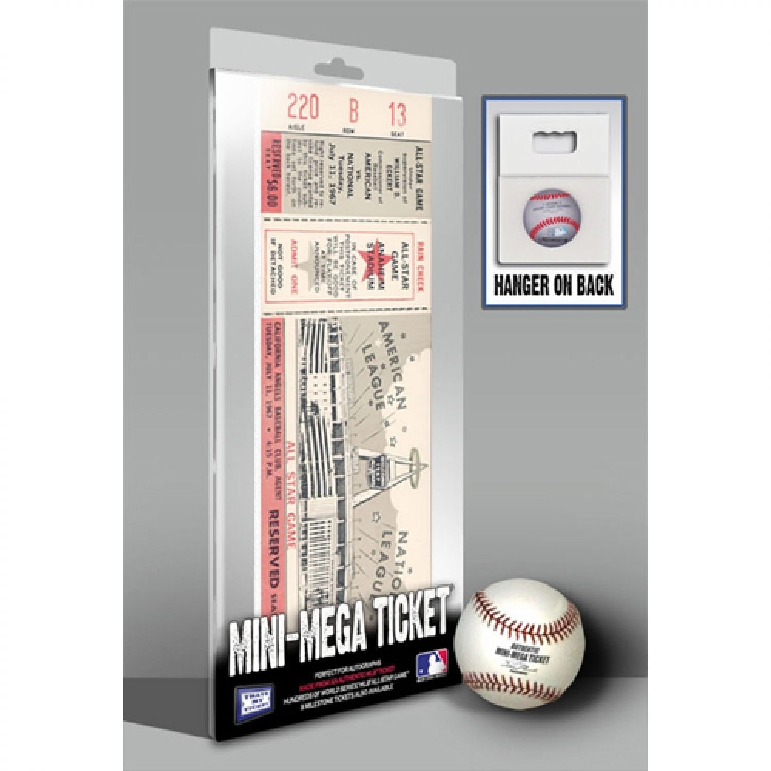 MLB Los Angeles Angels 1967 All-Star Game Mini-Mega Ticket