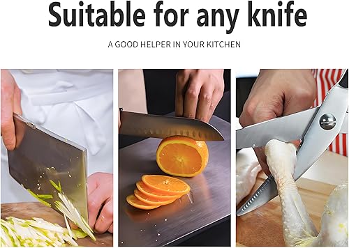 Miniatura 5 de Afilador de cuchillos manos libres, con ventosa, portátil, carburo de tungsteno, afilado rápido, adecuado para uso doméstico, camping, senderismo