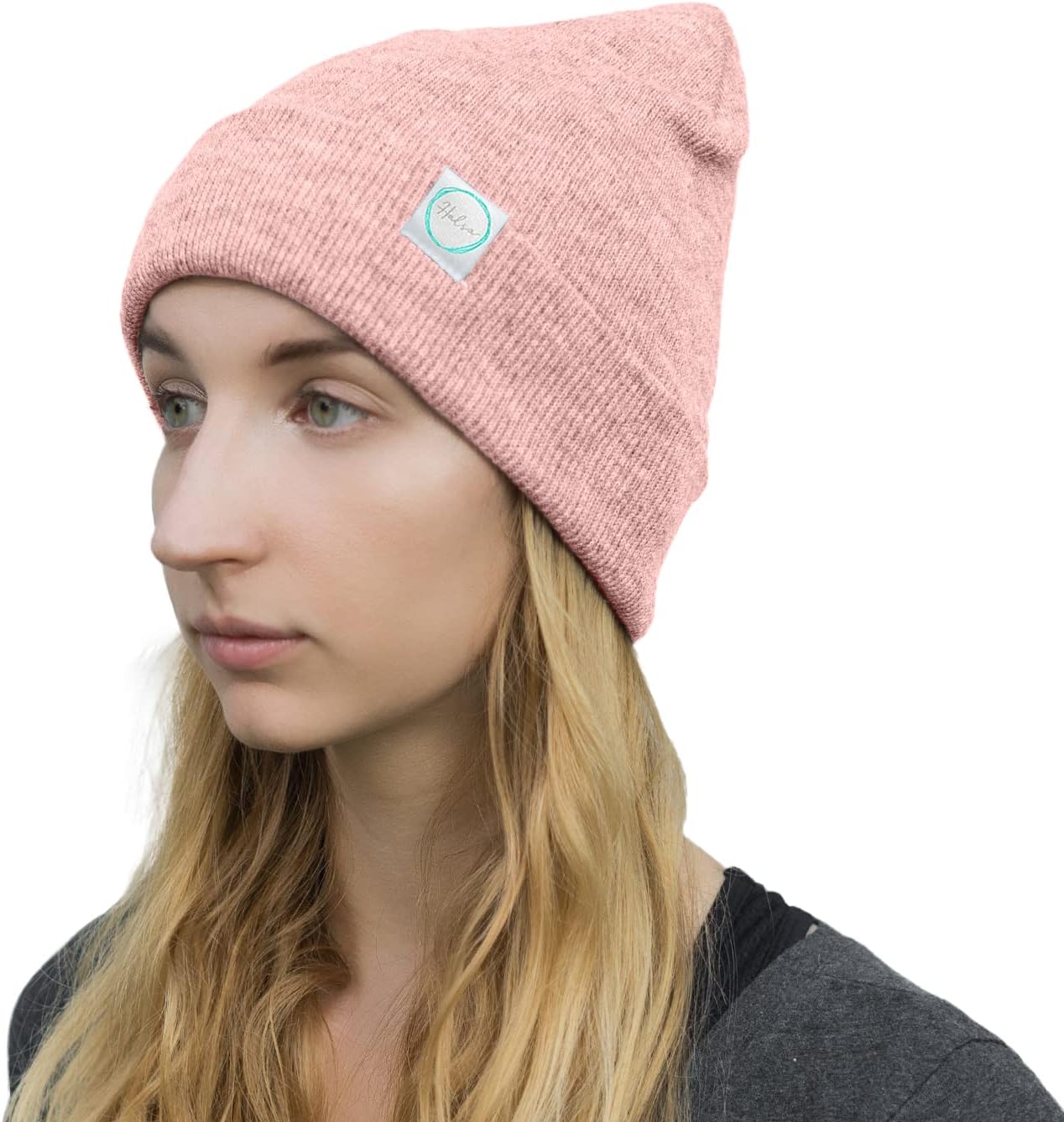 Halsa EMF Protection Hat, Faraday Beanie. Anti Radiation, EMF RF Radiation Shielding Silver Fabric Lined.
