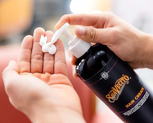 Miniatura 5 de Suavecito Botella de bomba de crema para el cabello, brillo medio durante todo el día