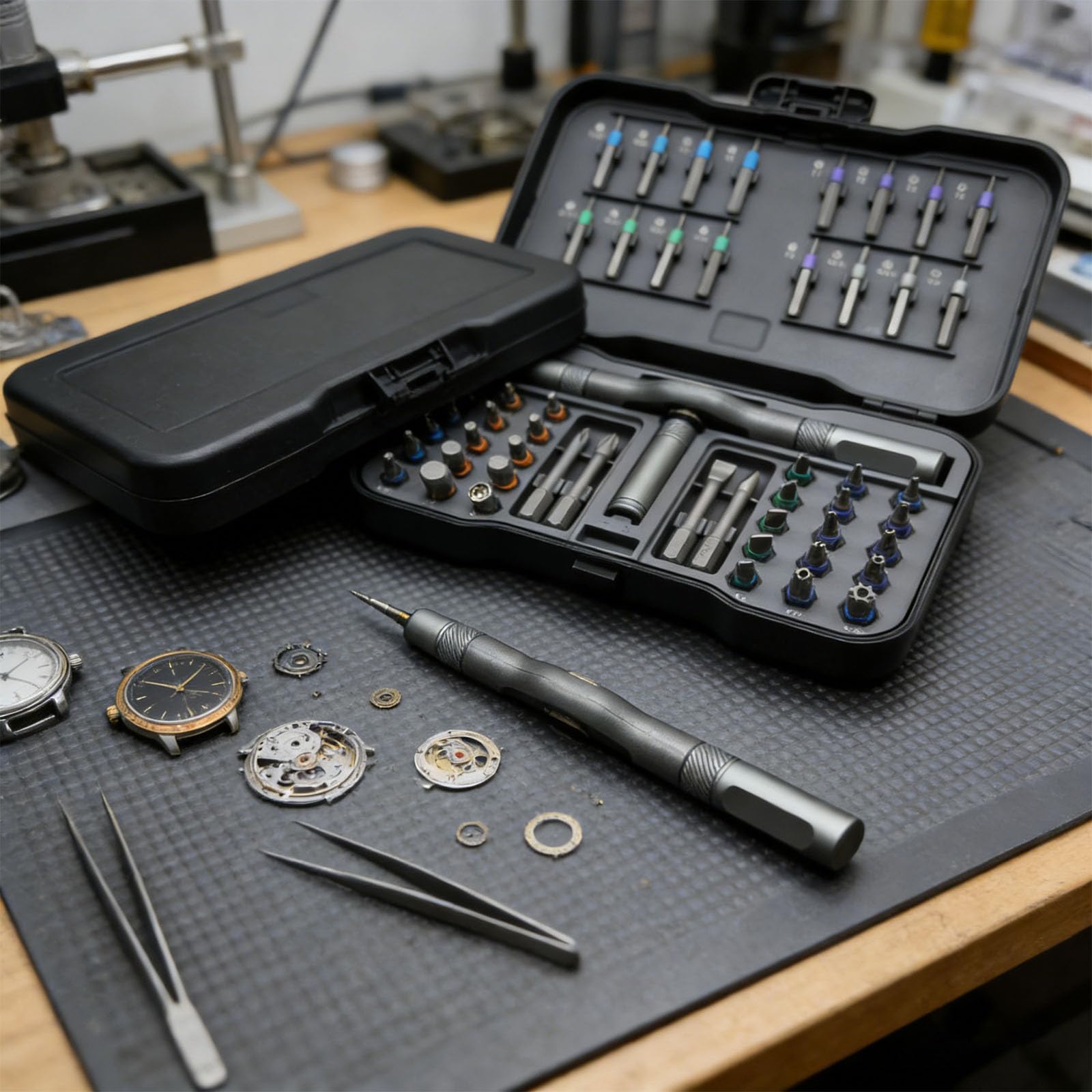 ordinarYone Juego de destornilladores magnéticos 50 en 1 con mango ergonómico y funda portátil para proyectos y reparaciones profesionales