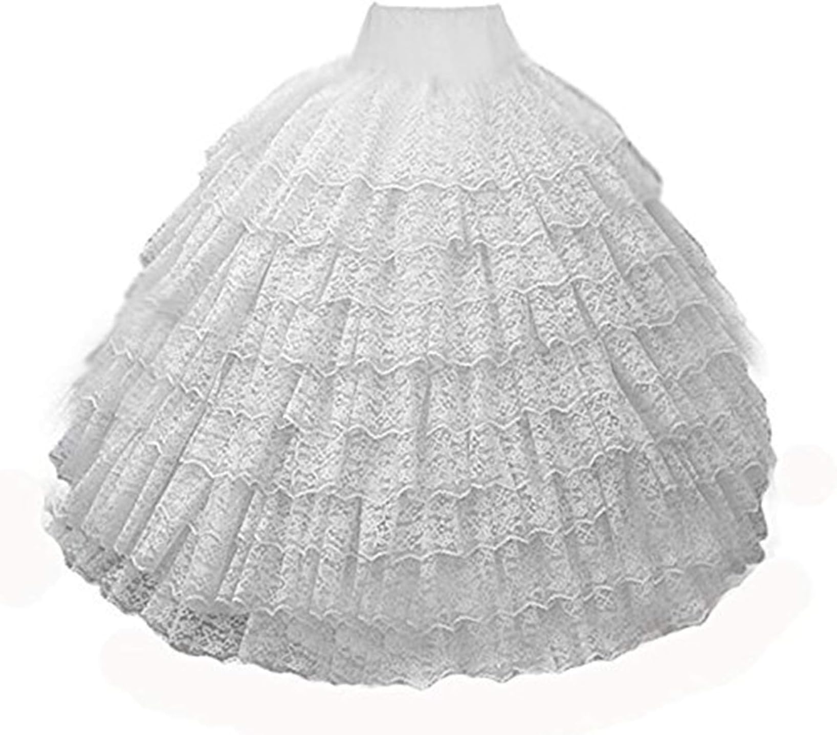 Dobelove Girls 3 Hoops Full Slip Crinoline Petticoat Skirt