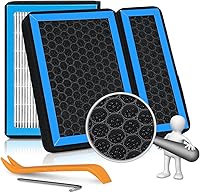 Vista 19 de FL3Z19N619A - Filtro de aire acondicionado HEPA de cabina con carbón activado, accesorios de filtro de aire de cabina de repuesto compatibles