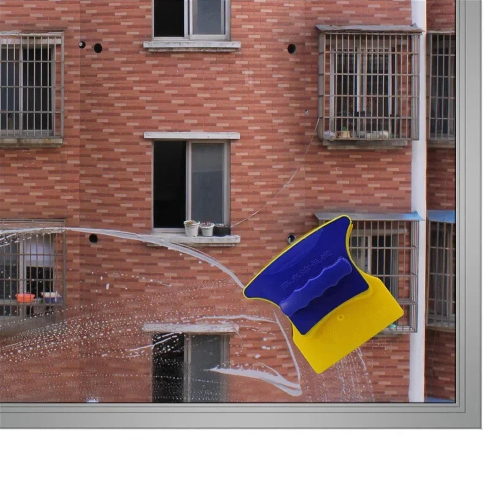 Limpiador de Ventanas magnético Limpiador magnético de Doble Cara for Ventana, raspador limpiaparabrisas 30mm