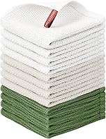 Vista 90 de Nialnant Paquete de 6 toallas de mano de cocina, grandes toallas de té de cocina 100% algodón, paños de cocina para secar platos 13x28 pulgadas