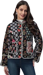 Ravaiyaa - Attitude is everything Women's Export-Quality Indian Traditional Reversible Patchwork Quilted Cotton Jacket/Coat Price In India