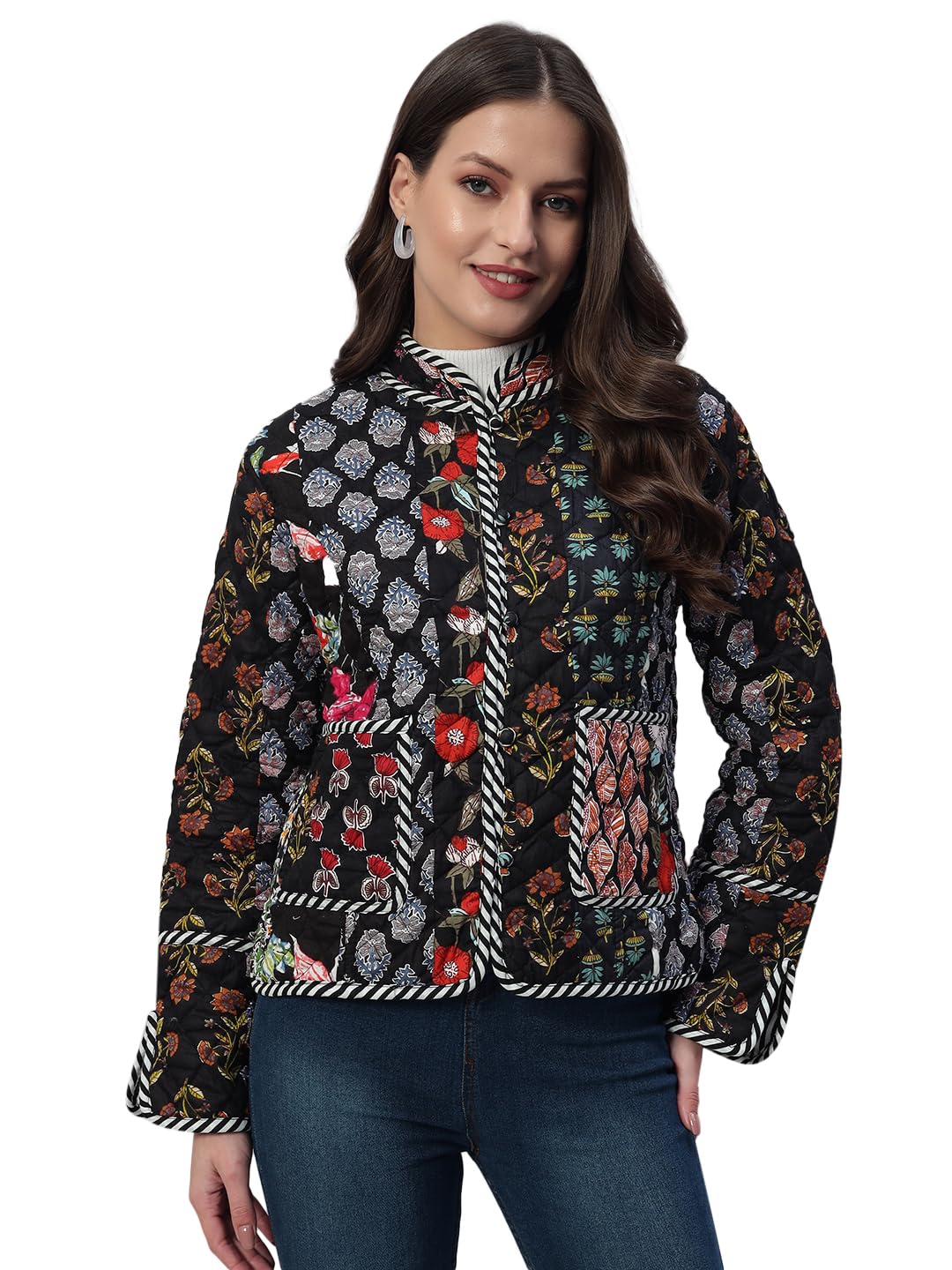 Ravaiyaa - Attitude is everything Women's Export-Quality Indian Traditional Reversible Patchwork Quilted Cotton Jacket/Coat - Review, Price and Buying Guide
