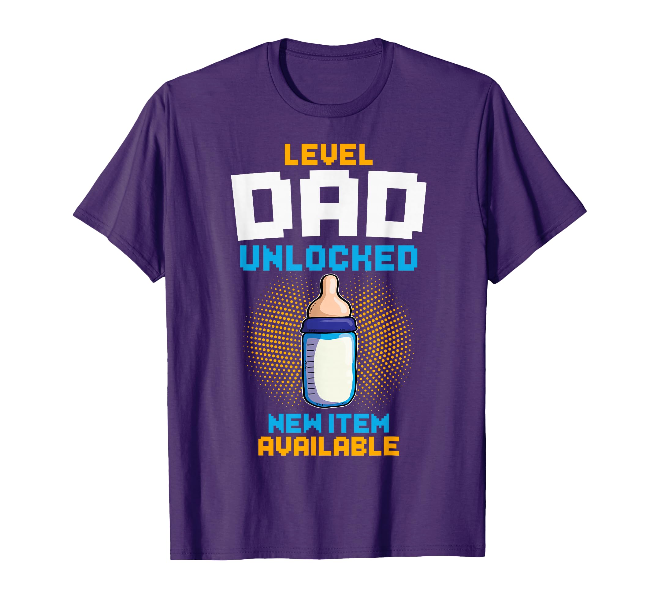 Level Dad Unlocked Pregnancy Announcement Gamer Father To Be T-Shirt