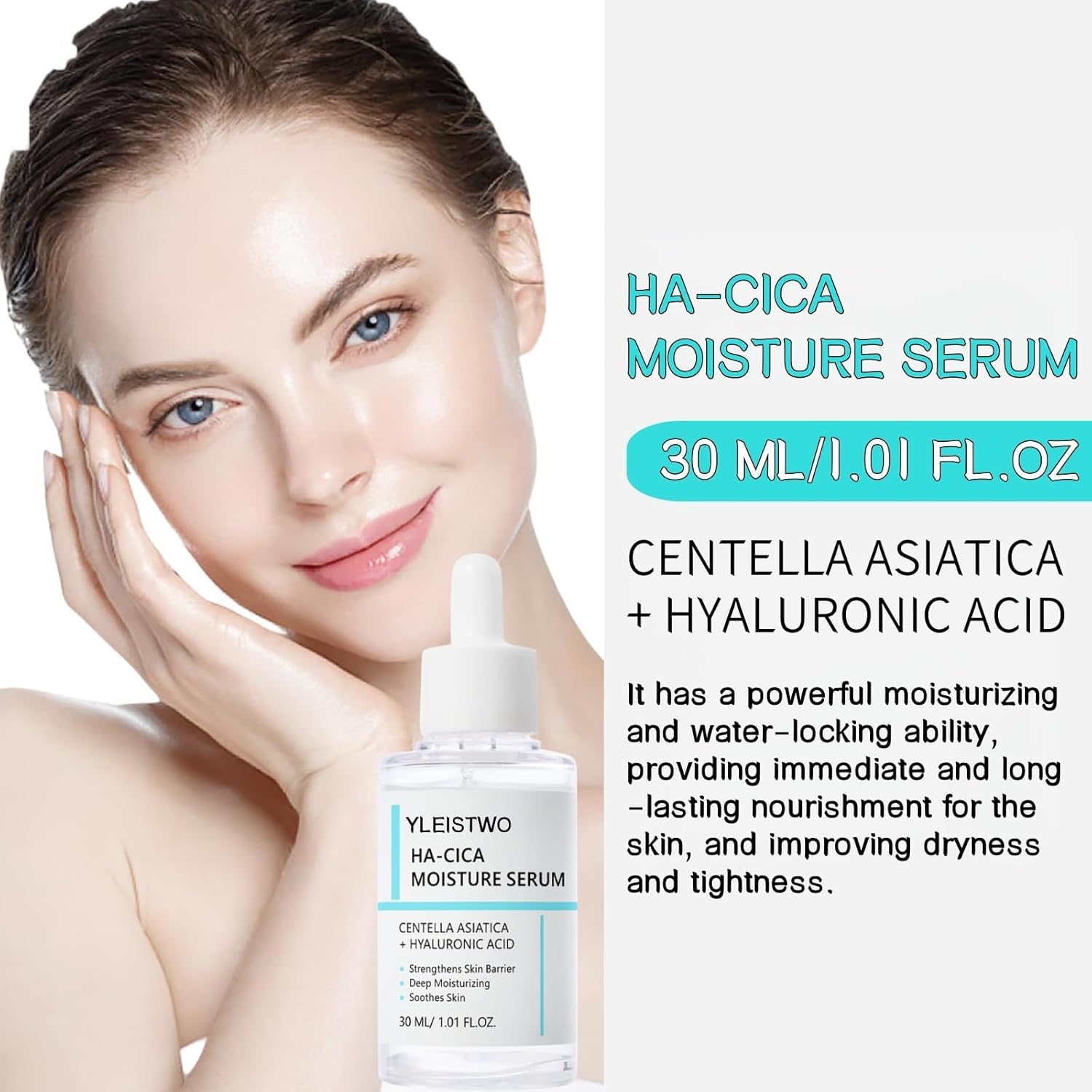 Peptide & Propolis Serum Duo with CICA & Hyaluronic Acid, Hydrating & Firming Face Treatment, Helps Visibly Reduce Look of Fine Lines & Wrinkles, 2-Pack - Image 5