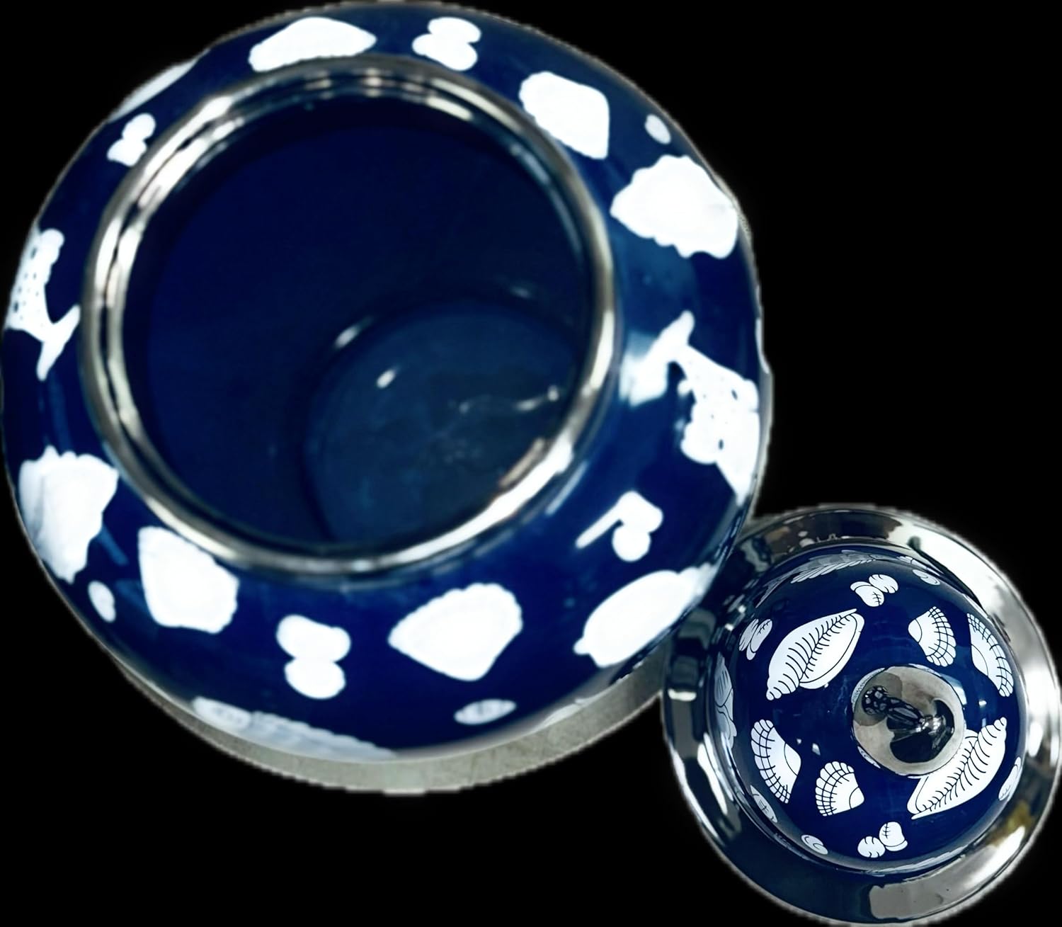 Potiche de Olokun Blue