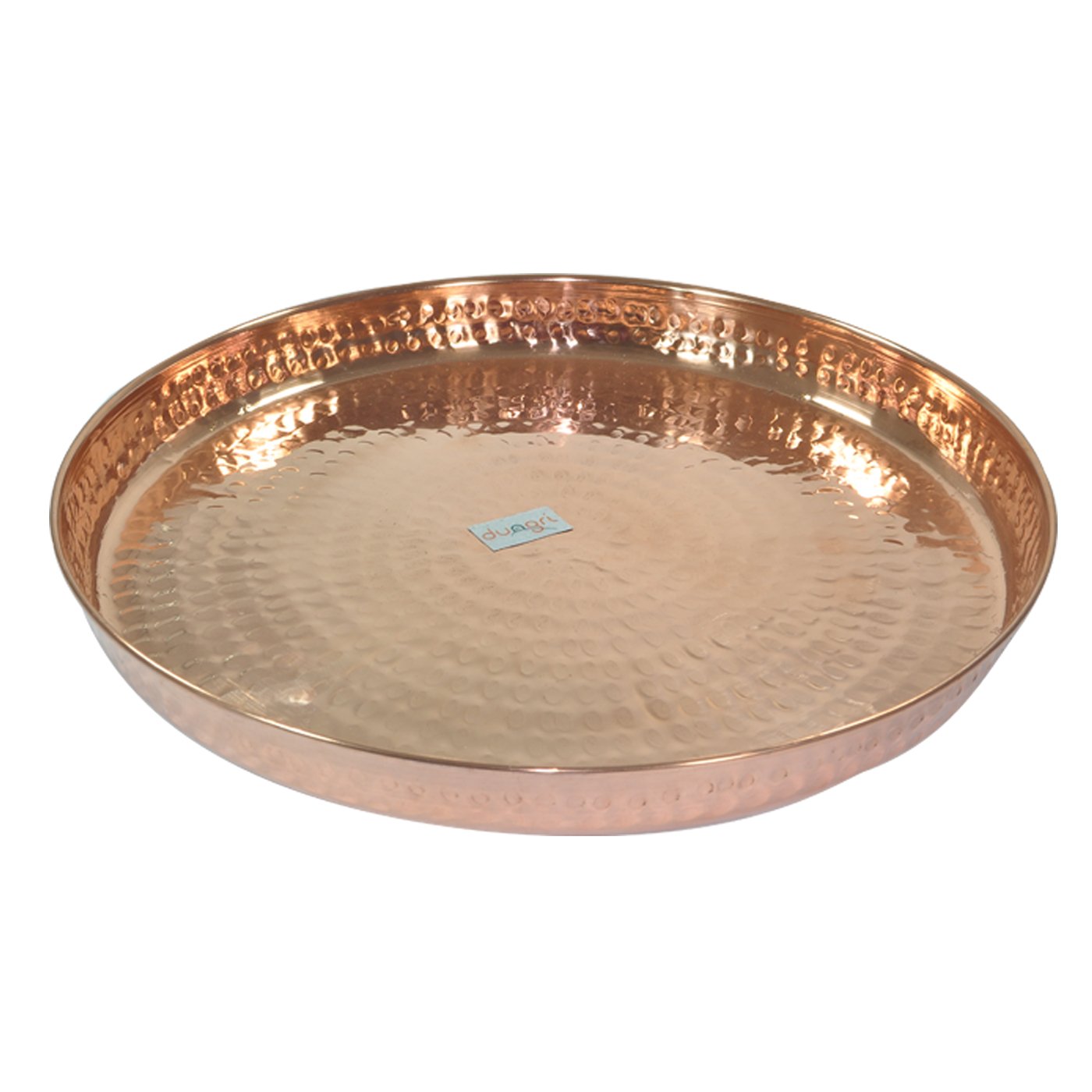 Buy , Diwali Gift 100 Pure Copper Indian Dinnerware Thali