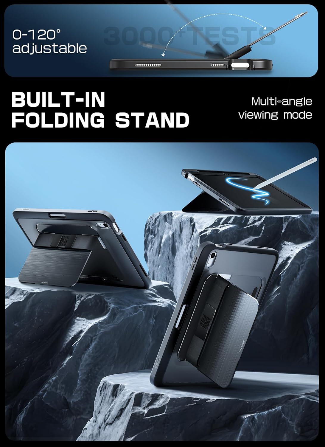 for iPad A16 11th Generation Case & Apple Watch 46mm Band with Case