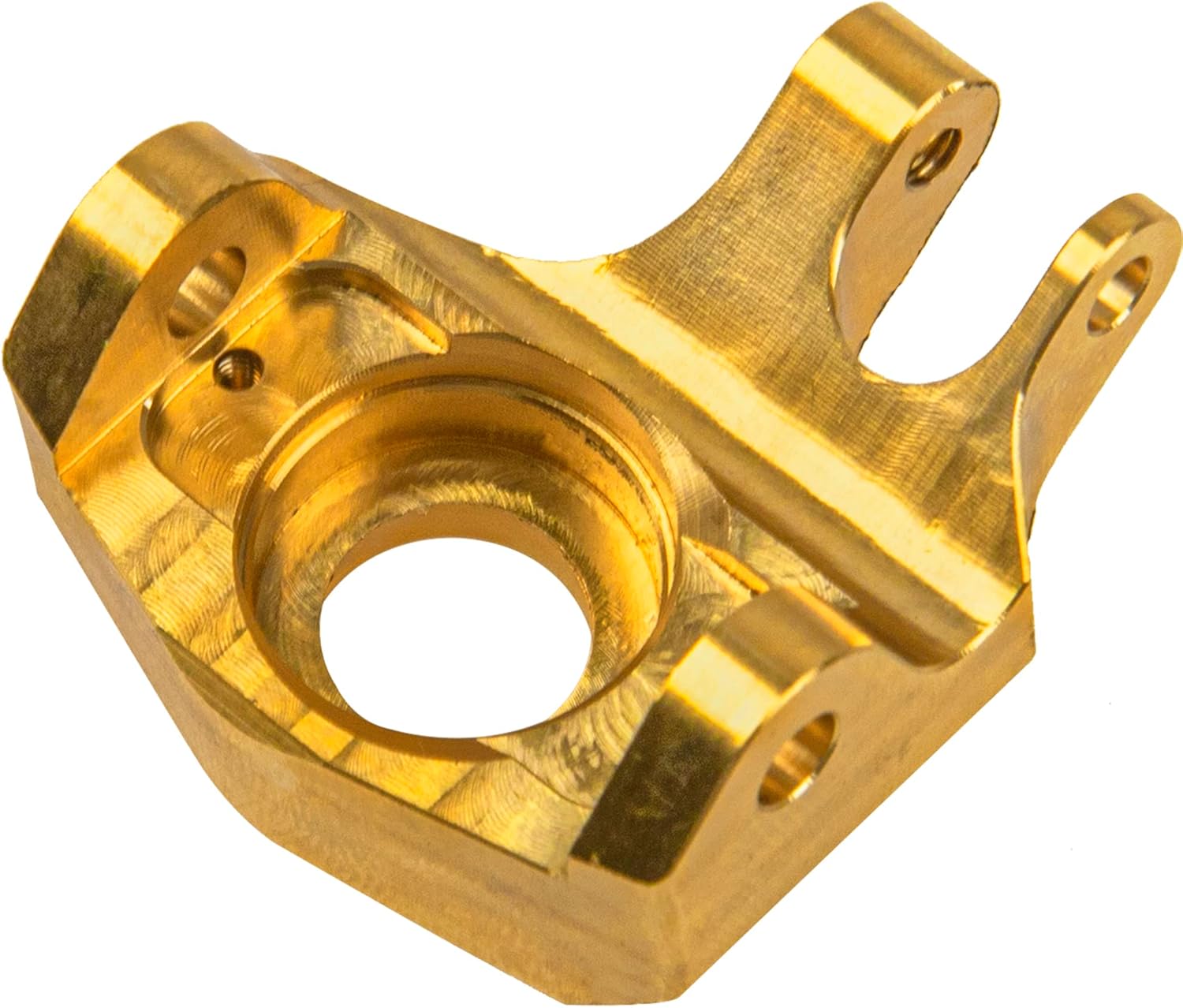 Brass Front Steering Knuckles Carrier Counterweight Steering Cup Balance Weights Compatible with Axial SCX10 II 90046 1/10 RC Crawler Car