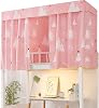 Hoce Students Dorm Twin Bunk Bed Drapes for Bunk Beds Blackout Privacy Curtain 3 Panels