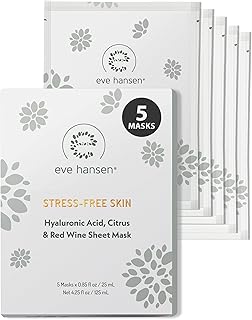 Eve Hansen Paquete de 5 mascarillas faciales ...