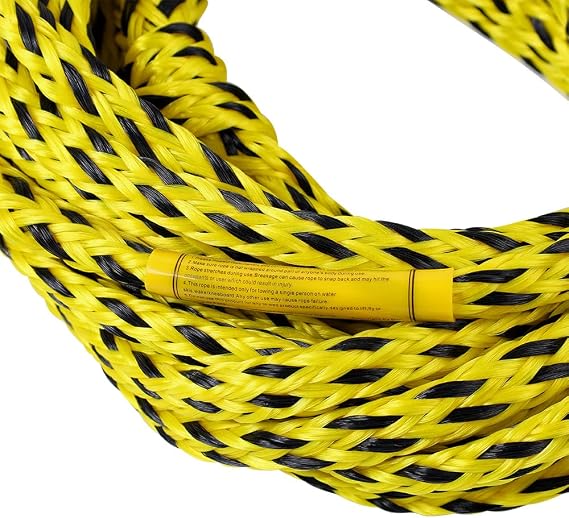 Heavy Duty Tow Rope for Water Sports Rider Rope for Towable Tubes Boating Tow Rope for Tubing 60 FT
