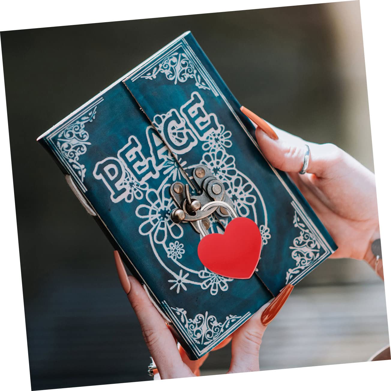 ARTIBETTER 6 Set Di Lucchetti A Forma Di Cuore Per Bagagli Lucchetti in Lega Di Zinco Chiavi Piccoli Armadietti Cassaforte Decorativa Da Viaggio
