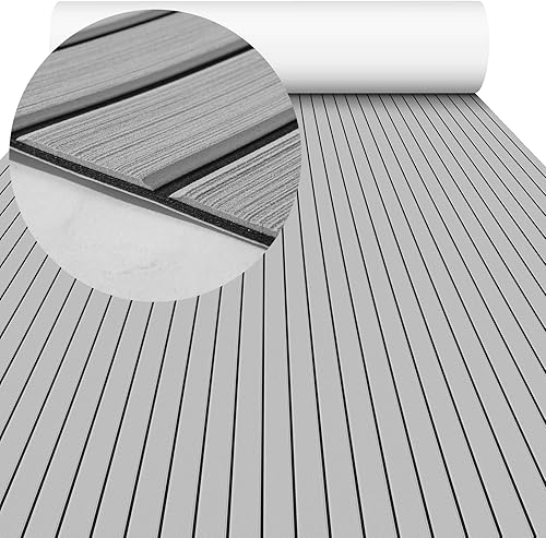 Miniatura 8 de Suelo de lancha de espuma EVA, suelo marino de camuflaje para cubierta de espuma de lancha, hoja de cubierta de espuma de 94 x 453523, autoadhesivo,