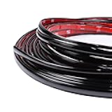 25Ft Automotive Trim Molding Glossy Black 1/2