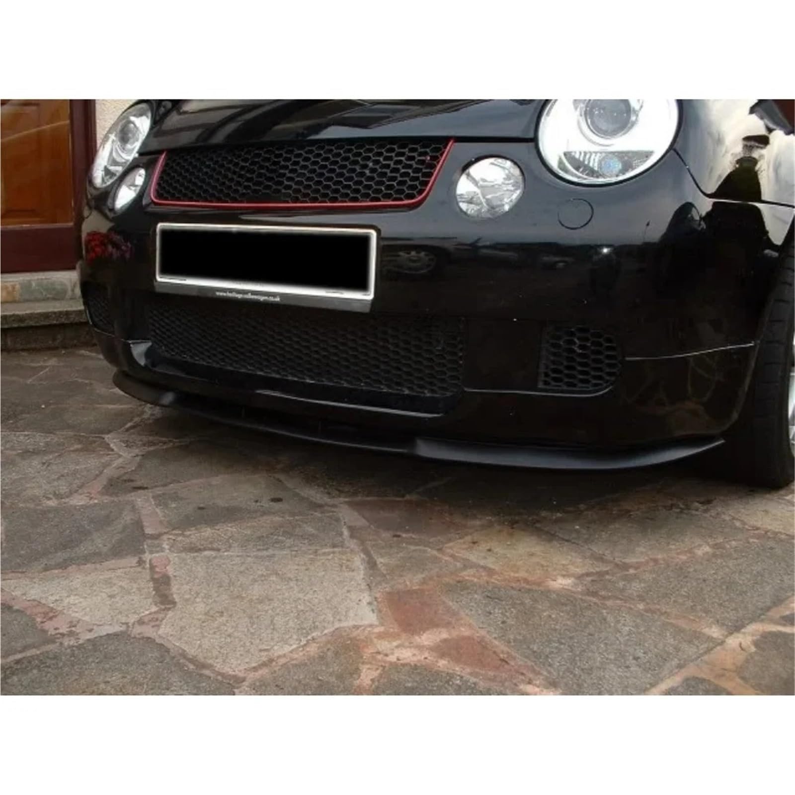 Auto Labbro Spoiler 3 Pezzi Spoiler Anteriore Paraurti Labbro Body Kit Tuning Sportivo Protettivo Per VW Lupo