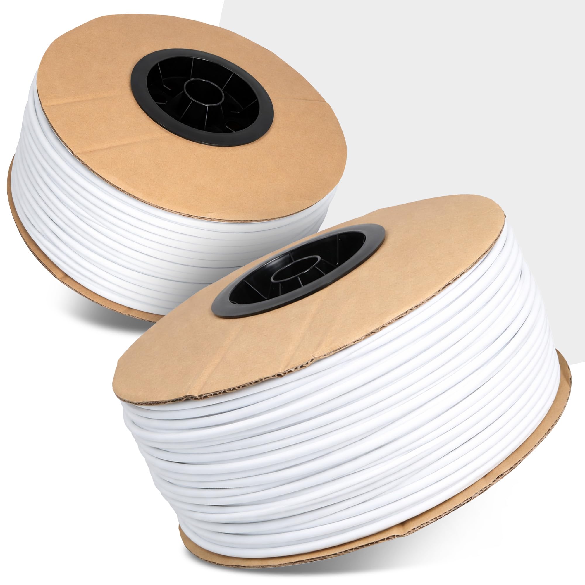Instalguru Tubo PE 7 mm x 200 m Tubazione Polietilene Irrigazione Giardino Ala Gocciolante Linea Alimentazione Acqua Bianca Impianto Aspersione Microirrigazione Tubo Flessibile