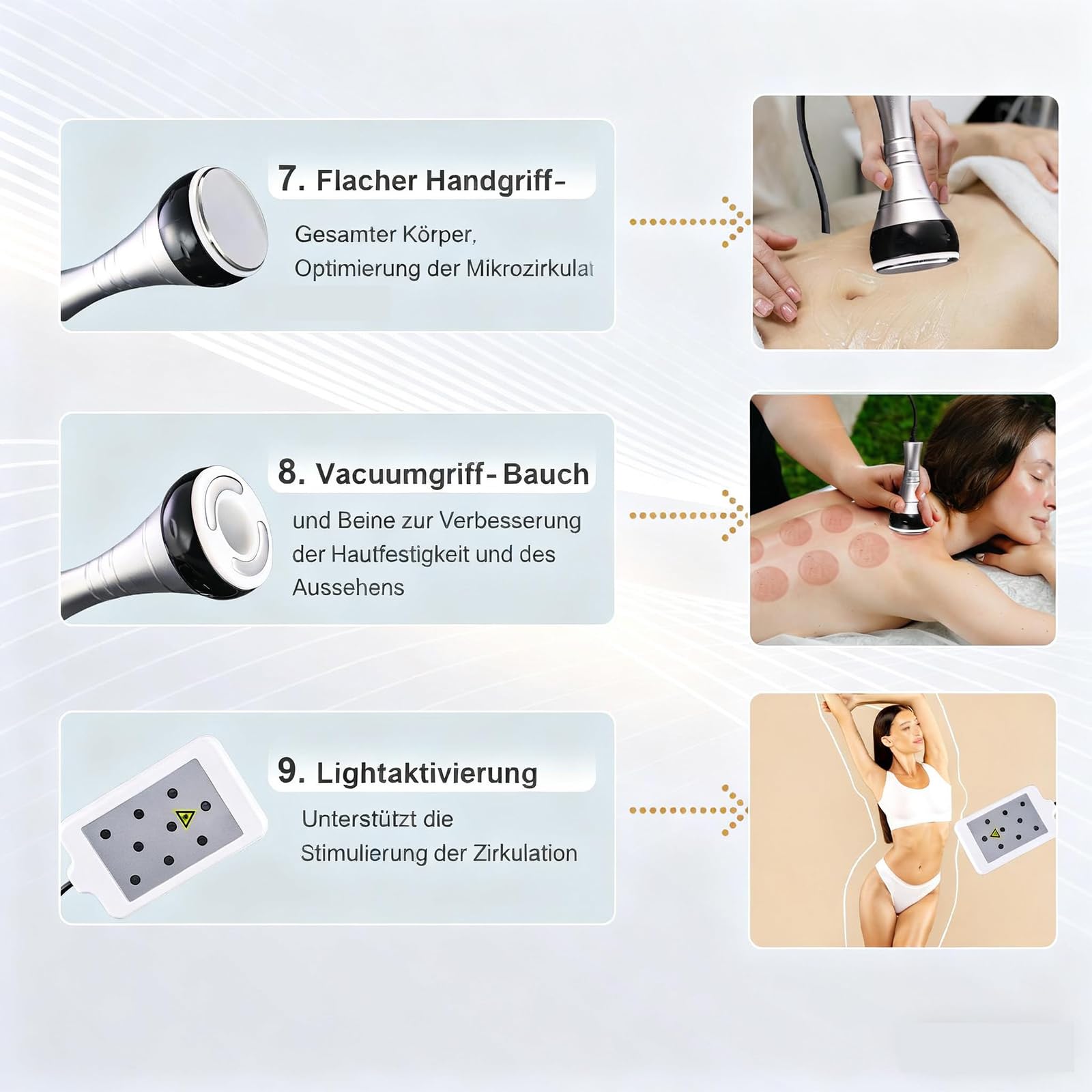 40k Radiofrequenz Gerät 6 In 1 Lipo Laser Hautstraffung Gerät Massagegerät für Radiofrequenz Gerät Gesicht Körper Schönheitsmaschine