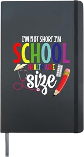 Health Assistant Squad Not Short School Health Assistant Hardcover Journal, Black