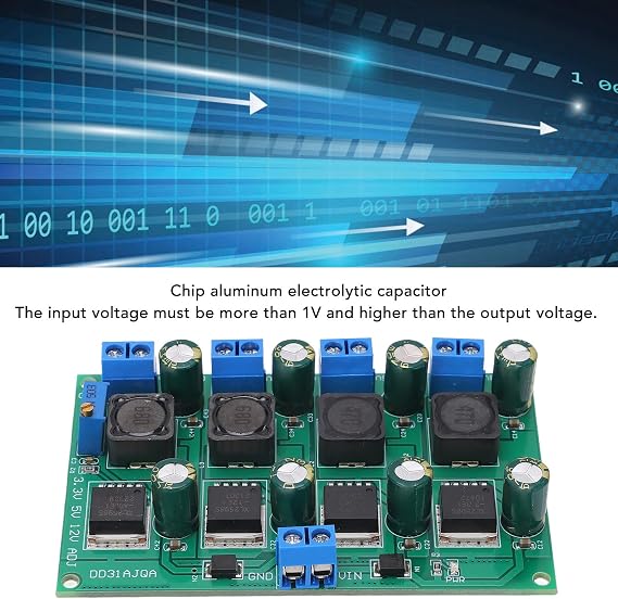 Volt Regulator, Linear Regulation Voltage Converter 3.3V 5V 12V Adjustable Output PCB for DIY