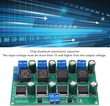 Volt Regulator, Linear Regulation Voltage Converter 3.3V 5V 12V Adjustable Output PCB for DIY