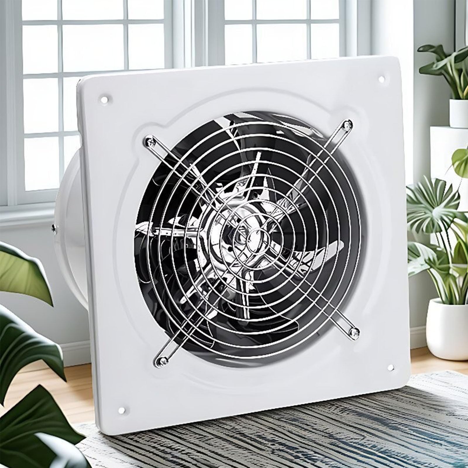 Extractor de Aire para baño de 220 V y bajo Ruido, de 4 a 8 Pulgadas, axial, para sótano, 20 W-80 W, 2800 RPM, para Cocina, lavandería, Oficina y Garaje.