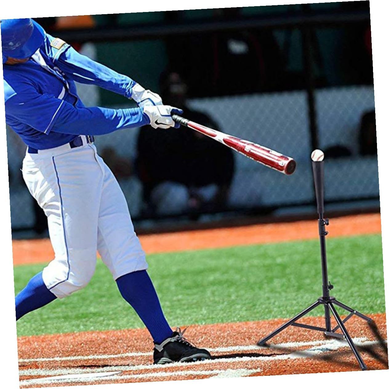 Toyvian Portable Baseball Training Holder Lightweight Batting Practice Stand for Outdoor Use Practice Rack for Skill Improvement for Baseball Enthusiasts