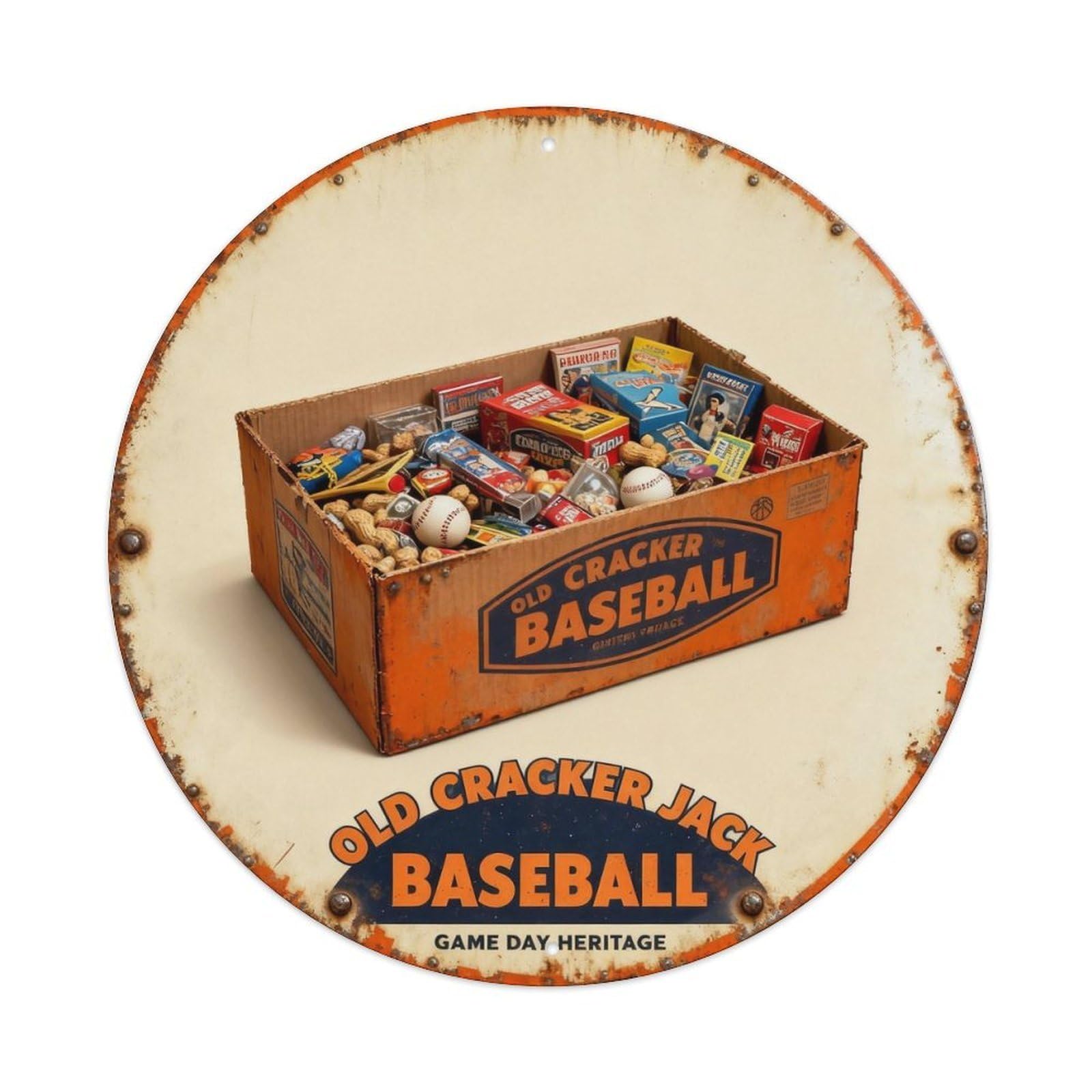 GAME DAY HERITAGE Metal Tin Sign Plaque
