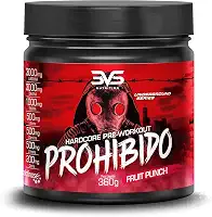 3VS Nutrition Pré Treino Prohibido 360g Sabor Ponche de Frutas