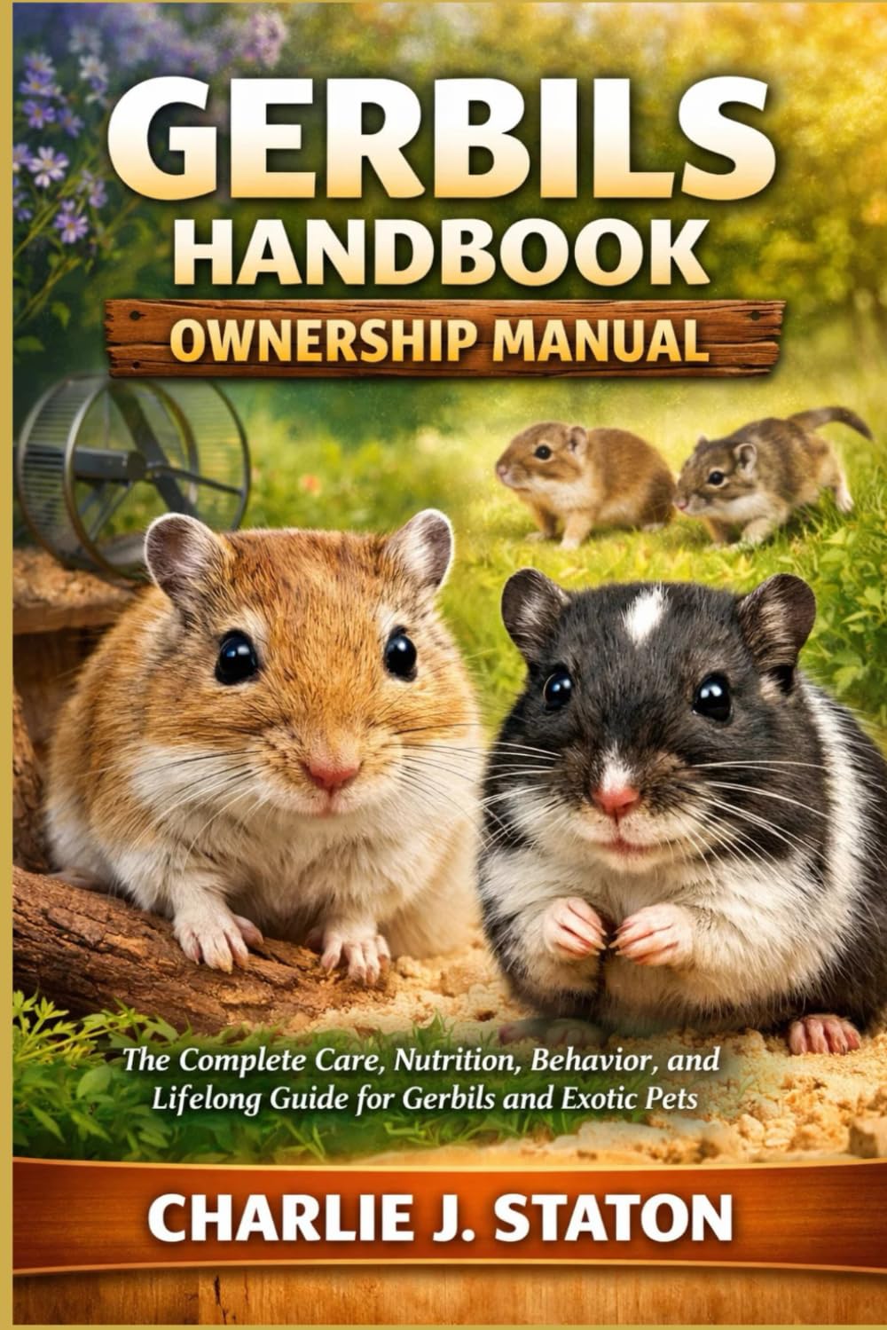 GERBILS HANDBOOK: The Complete Care, Nutrition, Behavior, and Lifelong Guide for Gerbils and Exotic Pets”