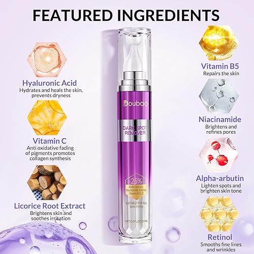 Miniatura 4 de Eliminador de manchas oscuras para cara y cuerpo, corrector de manchas oscuras para melasma, manchas de la edad, manchas solares y cicatrices de