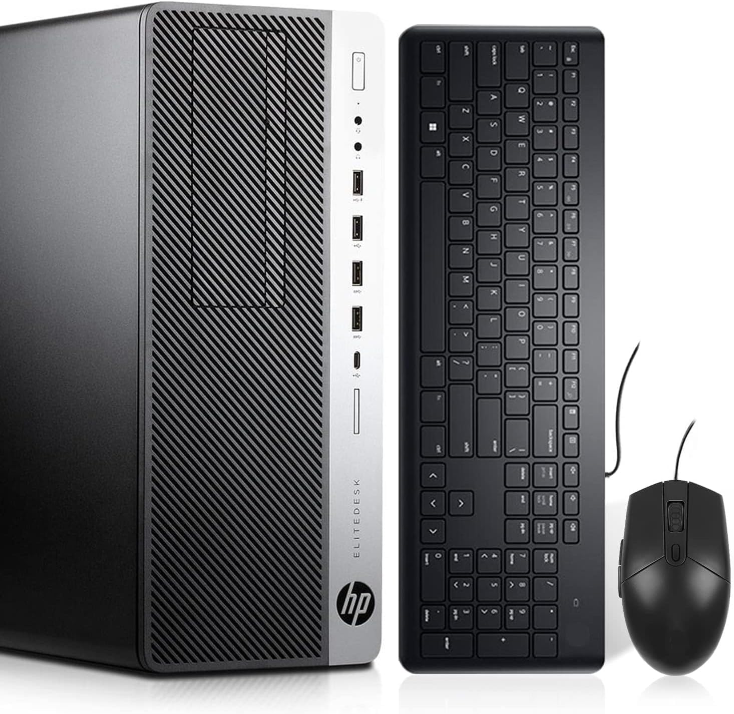 Amazon.com: HP EliteDesk 800 G3 Small Form Factor PC (with RGB Keyboard ...