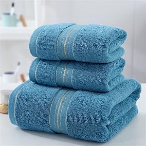 Wide Satin Golden Silken Cotton Towel Set Khaki Big Shower Bathroom for Men Women Home Face Hand Towel