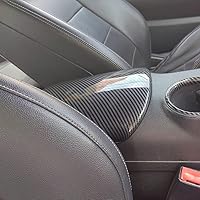 Vista 4 de Funda para reposabrazos de consola central, compatible con accesorios Ford Mustang 2015, 2016, 2017, 2018, 2019, 2020, 2021, 2022, 2023 y 2024