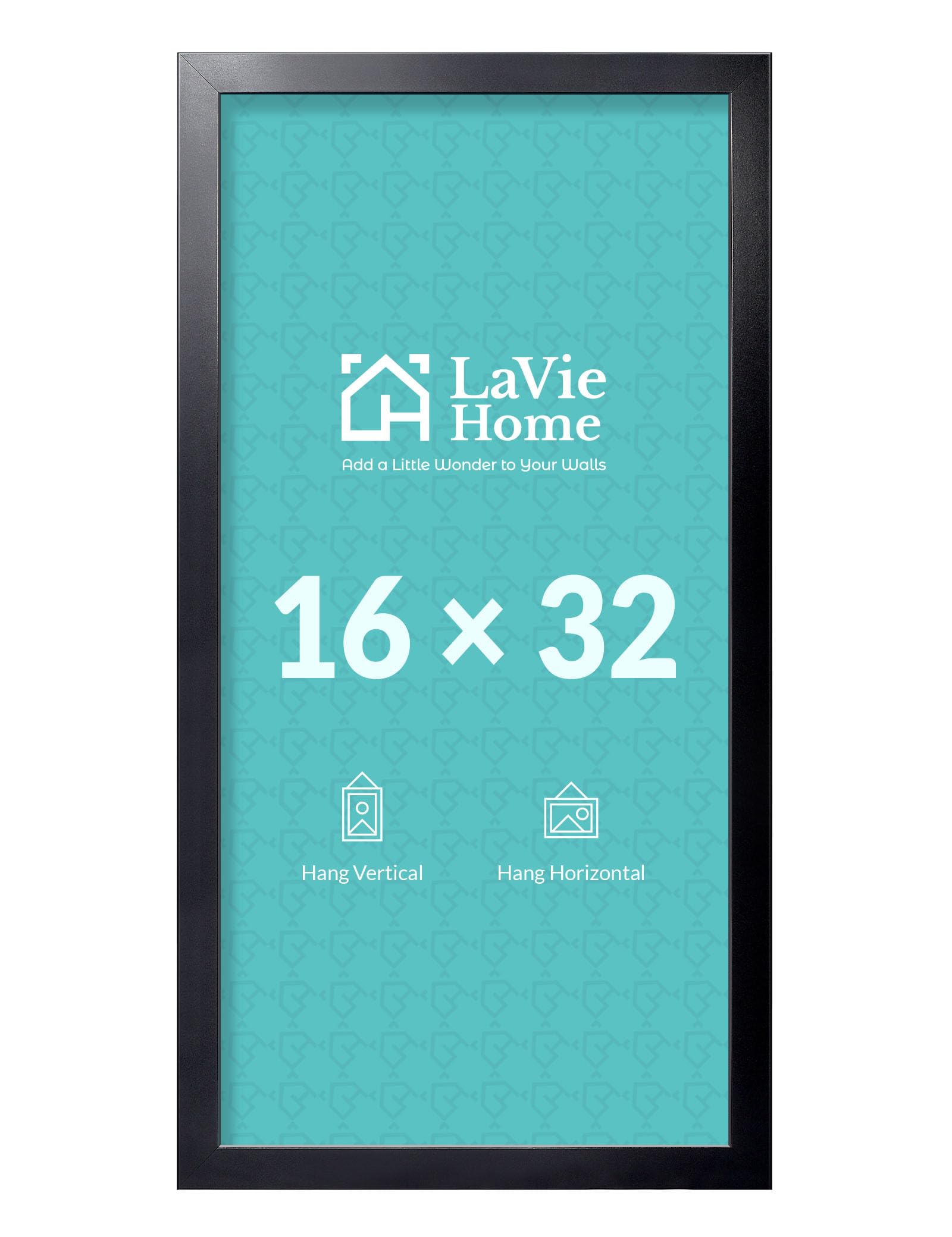 Photo 1 of LaVie Home 16x32 Black Poster Frame