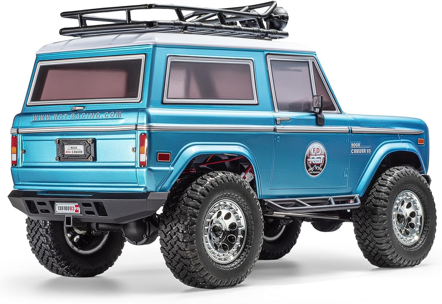 RGT RC Crawler 1:10 4wd Off Road Truck Rock Cruiser RC-4 Remote Control Car 4x4 Hobby RC Car Toy Blue 136100V3FD