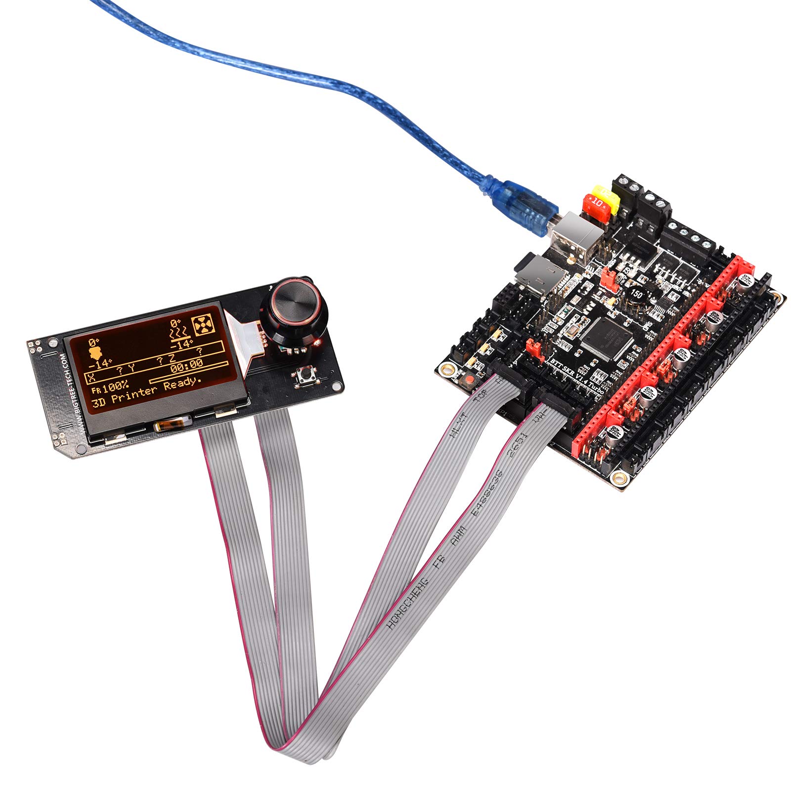 BIGTREETECH Mini12864 V2.0 graficzny inteligentny wyświetlacz LCD panel sterowania wyświetlacz podświetlenie RGB odpowiednie VORON 2.4 do drukarki 3D MKS Gen/SKR mini e3 v2.0 Ender3