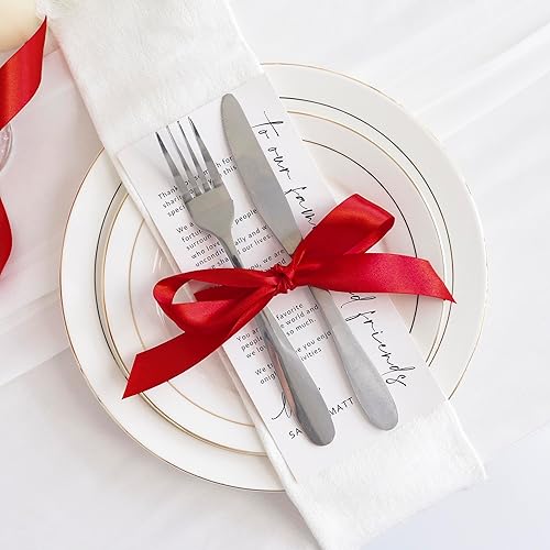 Vista 828 de MEEDEE Orange Satin Ribbon - 1.5 inch Double Faced Satin Ribbon, 50 Yards - Neon Tangerine - For Christmas, Thanksgiving, Halloween, Weddings