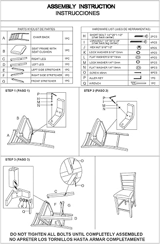 Miniatura 9 de Rustic Farouse - Juego de comedor de 5 piezas de altura de mostrador, mesa cuadrada, estante inferior de madera, estante de exhibición de tela con