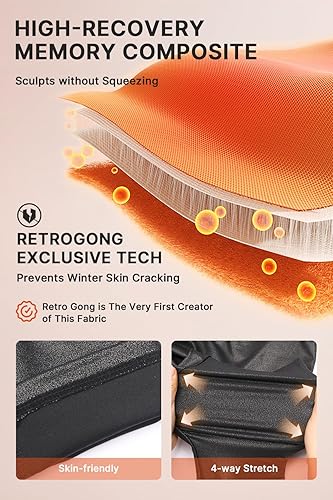 Miniatura 3 de Retro Gong - Leggings de piel sintética para mujer, con cintura alta, pantalones de piel sintética