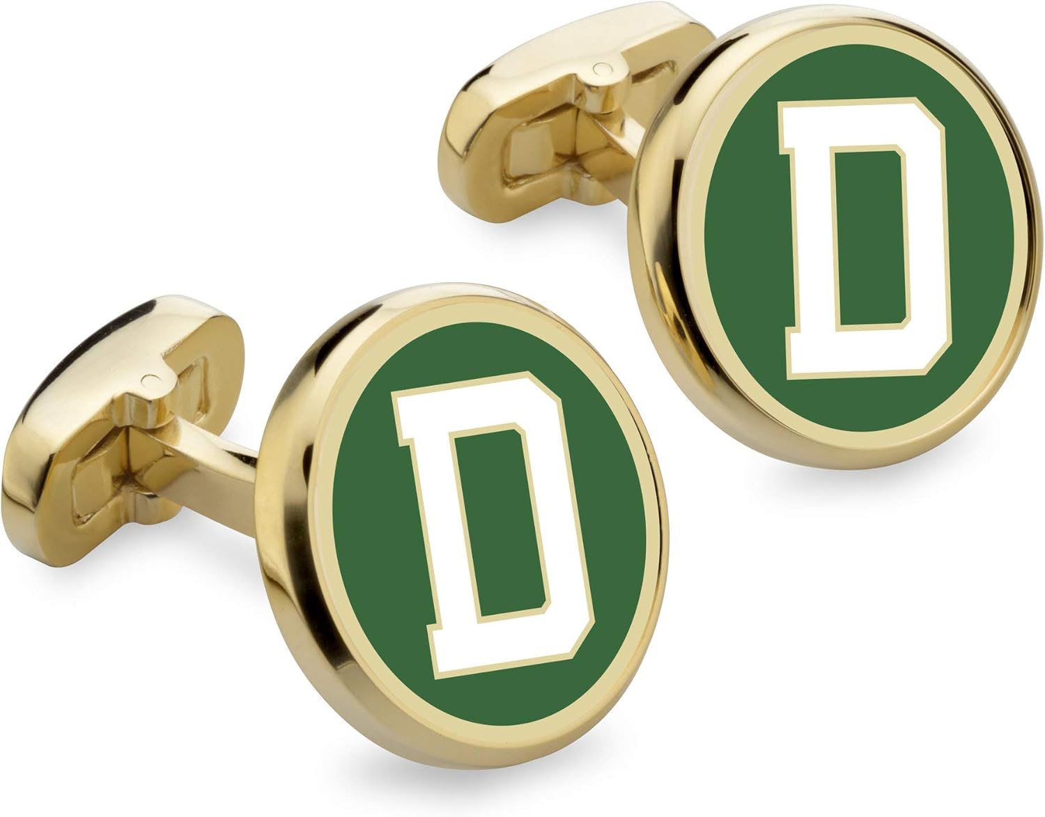 M. LA HART Dartmouth College Enamel Cufflinks