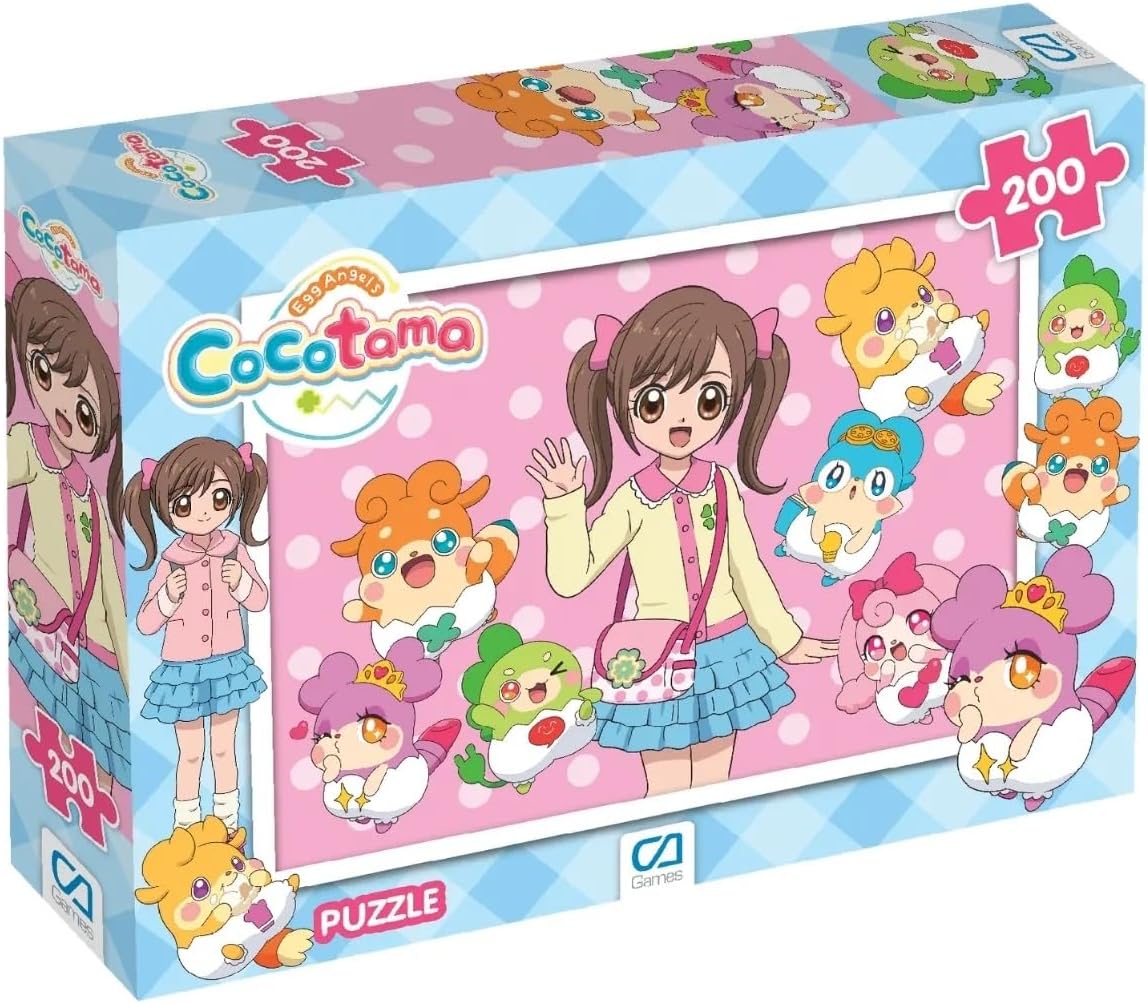 CA Games Cocotama : Egg Angels Lisanslı 200 Parça 33x48cm Çocuk Puzzle Yapboz Serisi